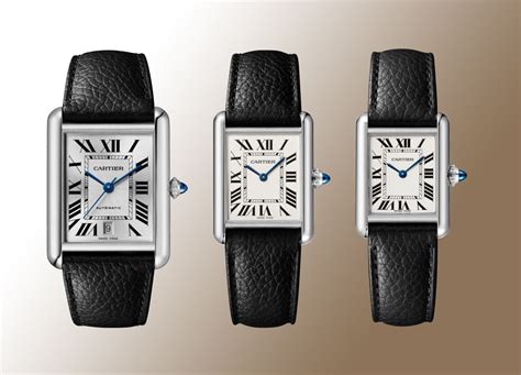 buy clasp leather strap cartier tank|cartier tank must strap size.